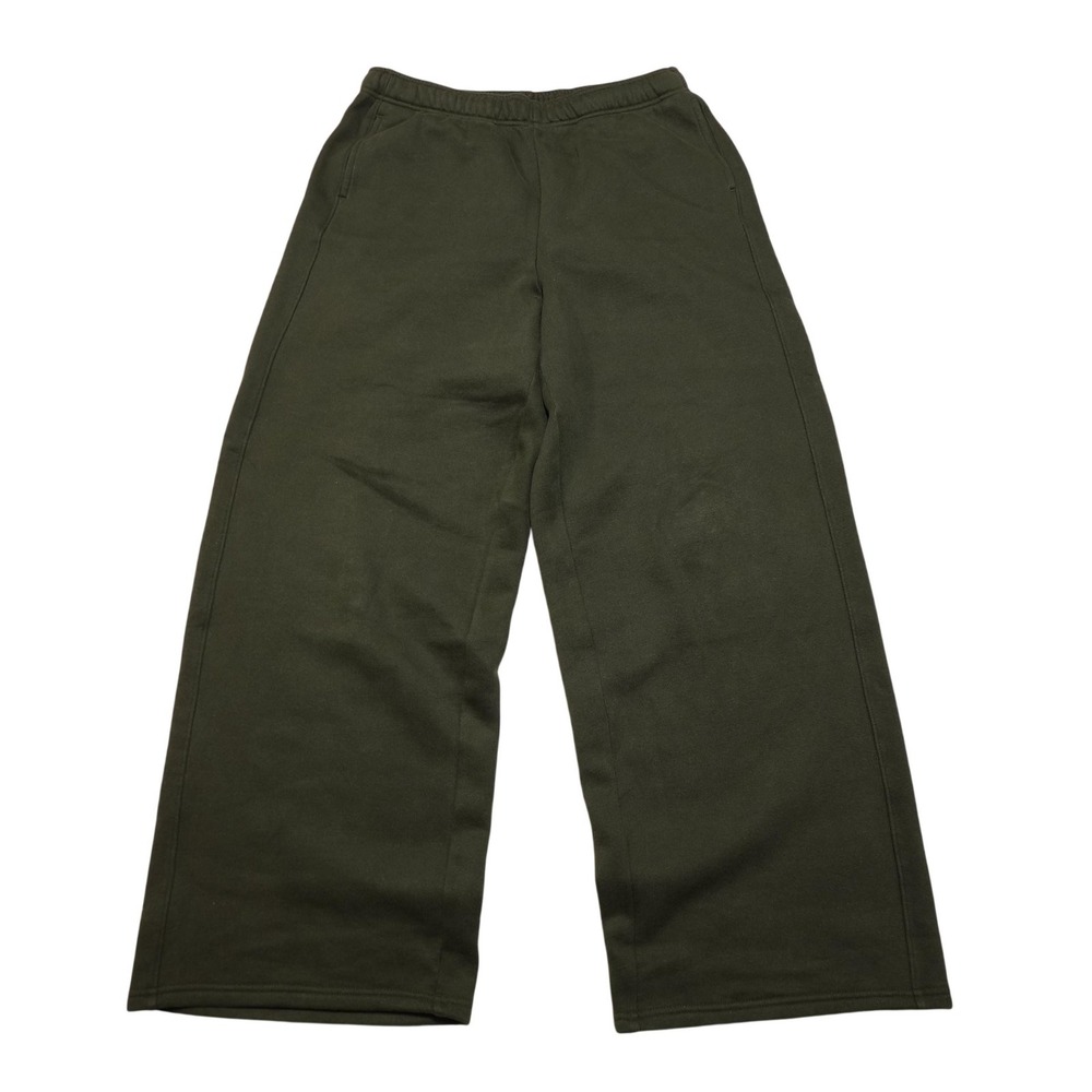 OFFLINE By Aerie Sweatpants Womens Large Green Fleece Elastic Waist Pockets